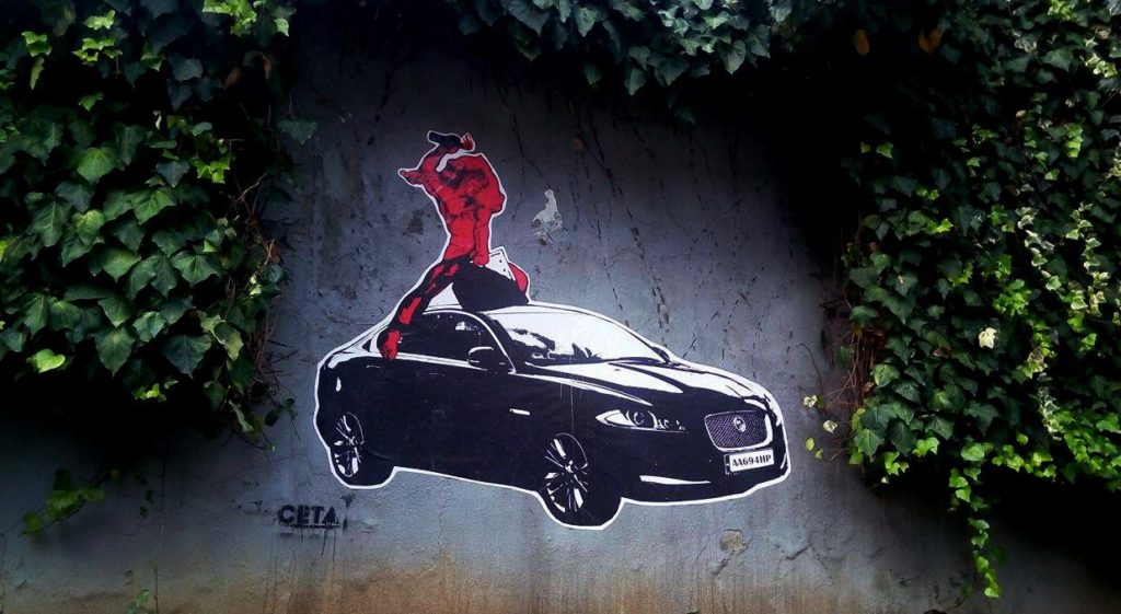 Çeta- Tirana’s underground, political, street art movement.